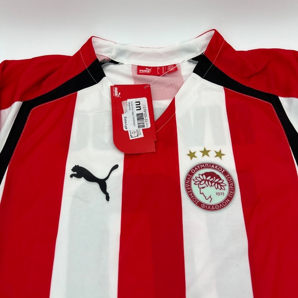 Rivaldo #10 Olympiacos 2005/2006 Home ORIGINAL Puma VTG Rare Soccer Jersey (XL) - Picture 8 of 9